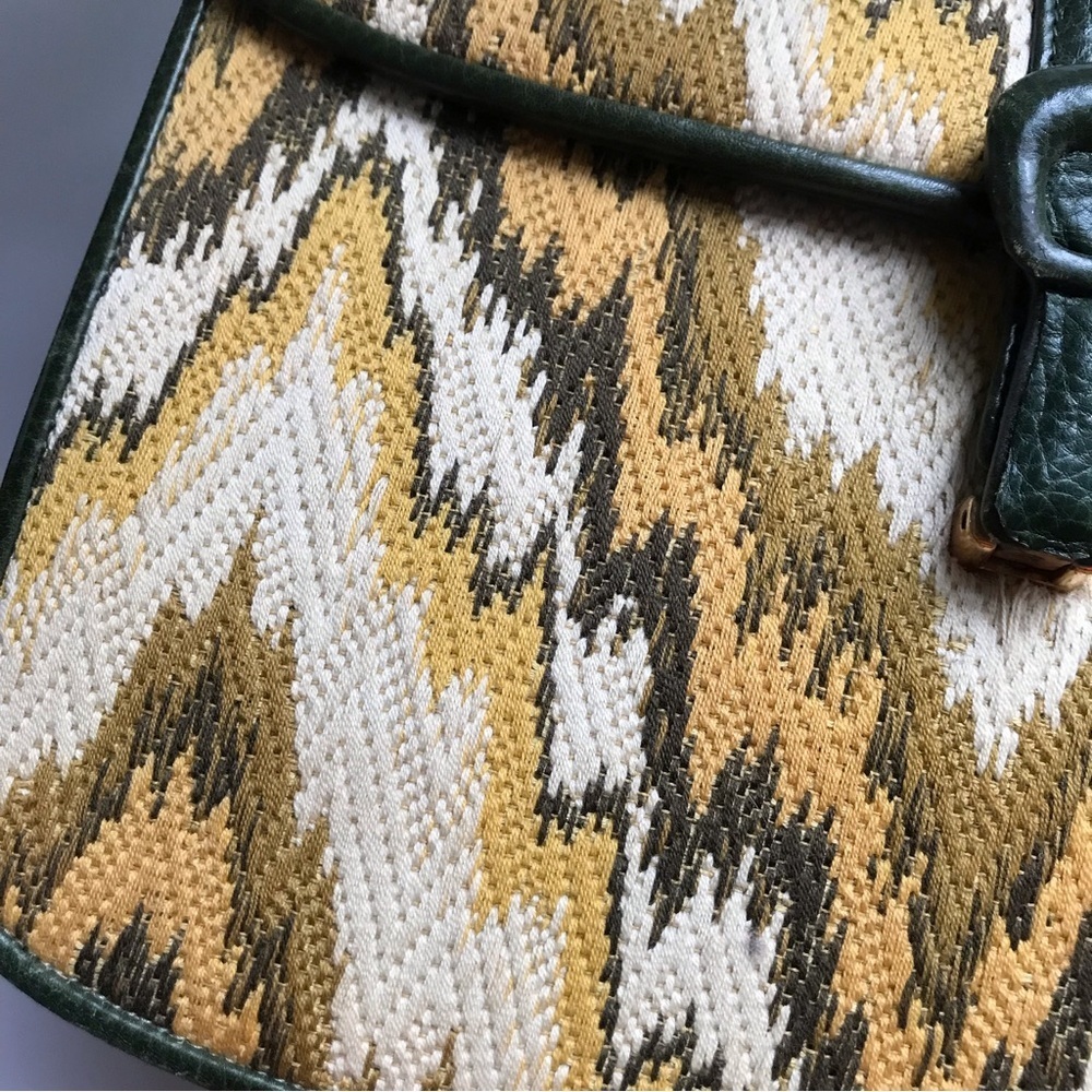 NETTIE ROSENSTEIN Tapestry Tribal Print RARE EDITION Mini Handbag - Picture 13 of 17